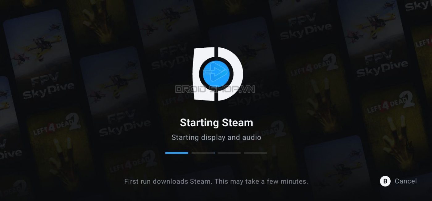 Màn Hình Chờ Steam Khởi Chạy