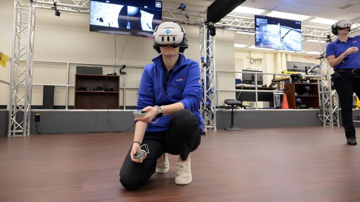 Meta Quest 3 trong hình ảnh minh họa ứng dụng VR vào đào tạo tại NASA